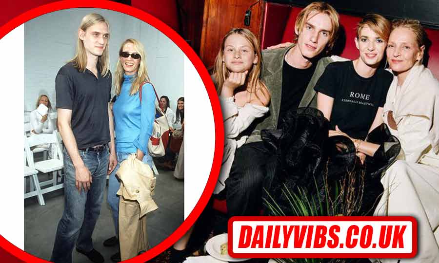 Mipam Thurman standing at a fashion event, known as Uma Thurman’s brother and Robert Thurman’s son.